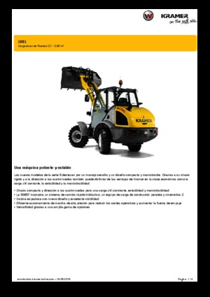 Колесни товарачи Kramer 5085