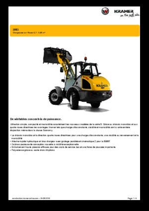 Колесни товарачи Kramer 5085