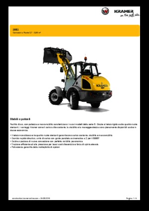 Колесни товарачи Kramer 5085