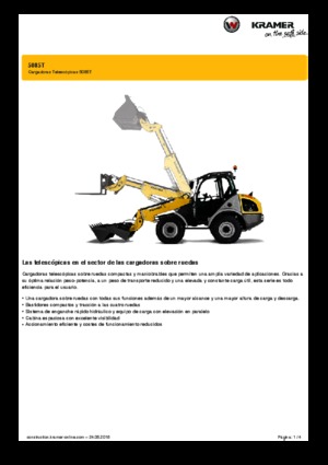 Колесни товарачи Kramer 5085 T