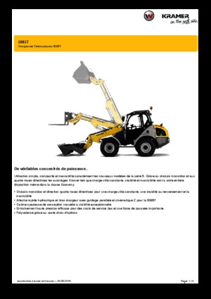 Колесни товарачи Kramer 5085 T