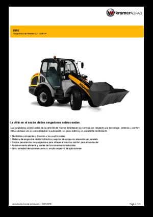 Колесни товарачи Kramer 8095