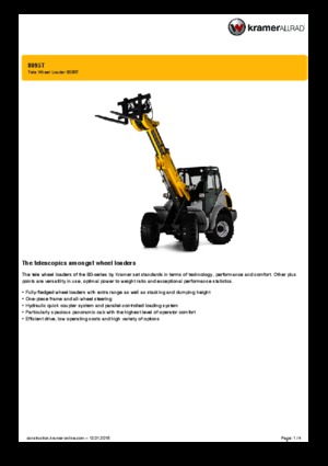 Колесни товарачи Kramer 8095 T