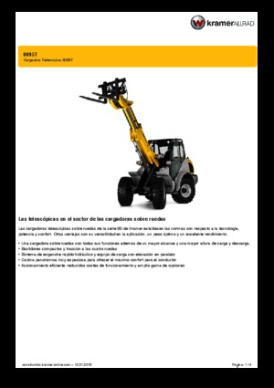 Колесни товарачи Kramer 8095 T