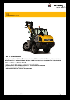 Колесни товарачи Kramer 8105