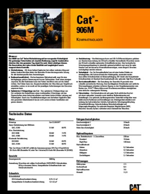 Колесни товарачи Caterpillar 906M