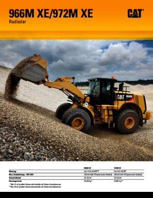 Колесни товарачи Caterpillar 972M XE