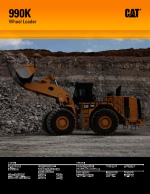 Колесни товарачи Caterpillar 990K