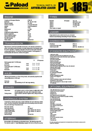 Колесни товарачи Palazzani PL 185