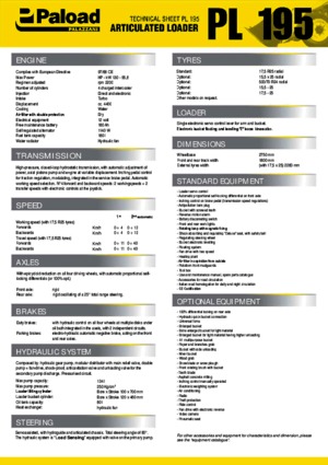 Колесни товарачи Palazzani PL 195