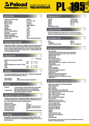 Колесни товарачи Palazzani PL 195