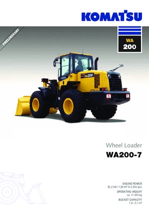 Колесни товарачи Komatsu WA200-7
