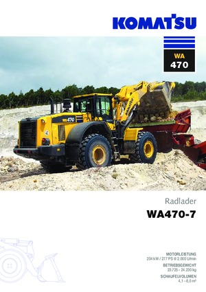 Колесни товарачи Komatsu WA470-7