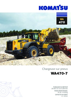 Колесни товарачи Komatsu WA470-7