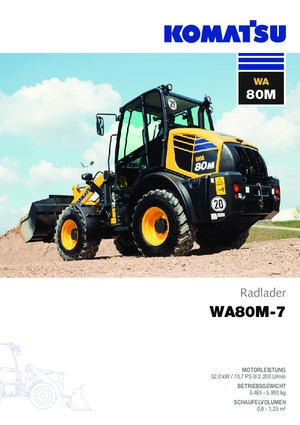 Колесни товарачи Komatsu WA80M-7