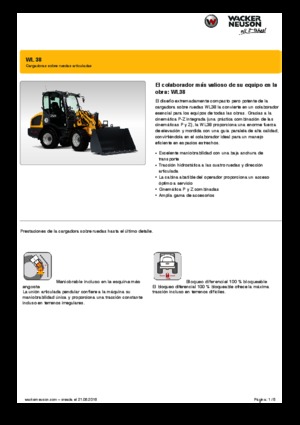 Колесни товарачи Wacker Neuson WL38