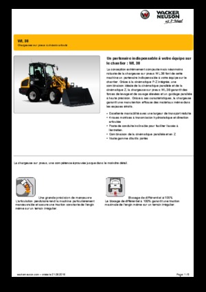 Колесни товарачи Wacker Neuson WL38