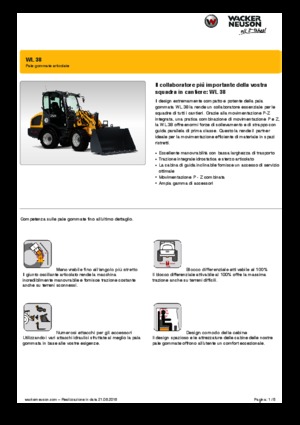 Колесни товарачи Wacker Neuson WL38
