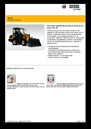 Колесни товарачи Wacker Neuson WL38