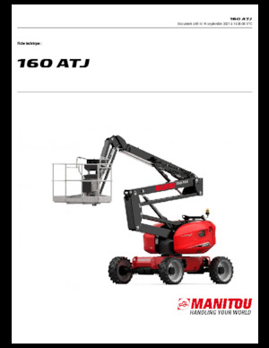Колесни повдигачи с подвижна стрела Manitou 160 ATJ