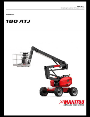 Колесни повдигачи с подвижна стрела Manitou 180 ATJ