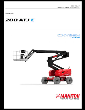 Колесни повдигачи с подвижна стрела Manitou 200 ATJ E