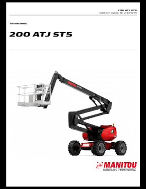 Колесни повдигачи с подвижна стрела Manitou 200 ATJ ST5