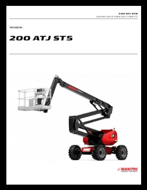 Колесни повдигачи с подвижна стрела Manitou 200 ATJ E