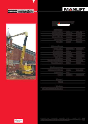 Колесни повдигачи с подвижна стрела Grove-Manlift A 125 J