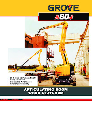 Колесни повдигачи с подвижна стрела Grove-Manlift A 60 J