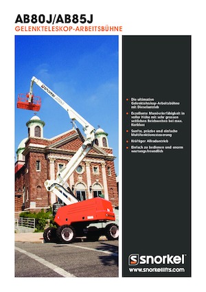 Колесни повдигачи с подвижна стрела Snorkel AB85J