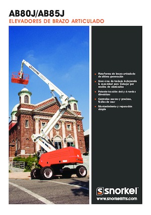 Колесни повдигачи с подвижна стрела Snorkel AB85J