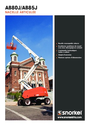 Колесни повдигачи с подвижна стрела Snorkel AB85J