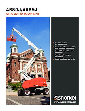 Колесни повдигачи с подвижна стрела Snorkel AB85J
