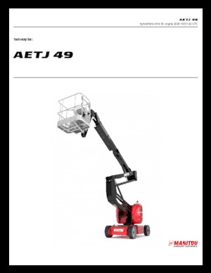 Колесни повдигачи с подвижна стрела Manitou AETJ 49 