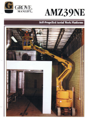Колесни повдигачи с подвижна стрела Grove-Manlift AMZ 39 NE