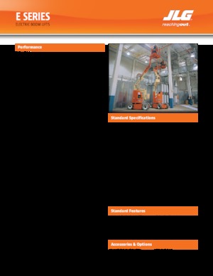 Колесни повдигачи с подвижна стрела JLG E400AN