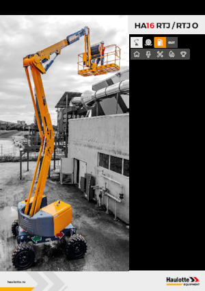 Колесни повдигачи с подвижна стрела Haulotte HA16 RTJ