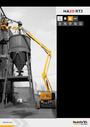 Колесни повдигачи с подвижна стрела Haulotte HA20 RTJ