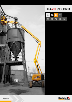 Колесни повдигачи с подвижна стрела Haulotte HA20 RTJ PRO