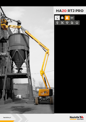 Колесни повдигачи с подвижна стрела Haulotte HA20 RTJ PRO