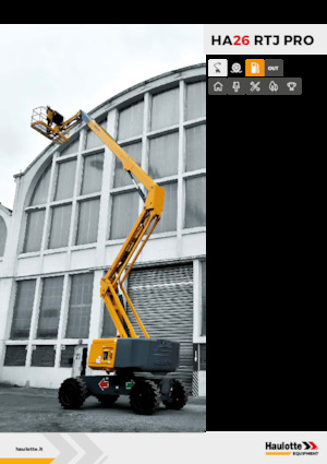 Колесни повдигачи с подвижна стрела Haulotte HA26 RTJ PRO