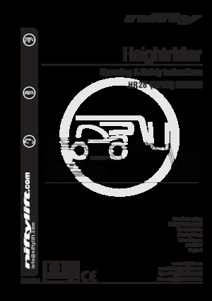 Колесни повдигачи с подвижна стрела Niftylift HR28