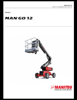 Колесни повдигачи с подвижна стрела Manitou ManGo 12