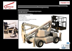 Колесни повдигачи с подвижна стрела Matilsa Parma 13 D