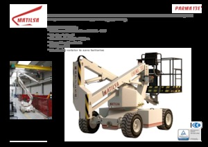 Колесни повдигачи с подвижна стрела Matilsa Parma 13 E