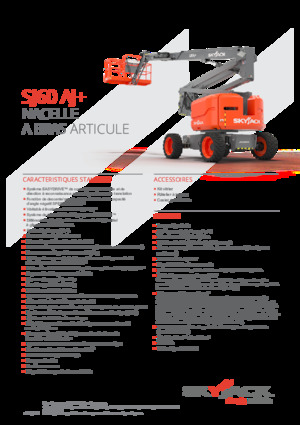 Колесни повдигачи с подвижна стрела Skyjack SJ 60 AJ+