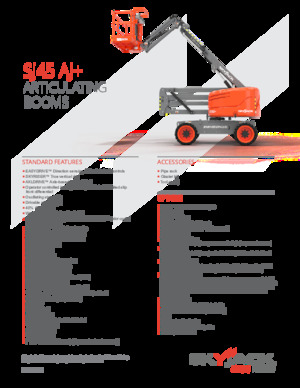 Колесни повдигачи с подвижна стрела Skyjack SJ45 AJ+