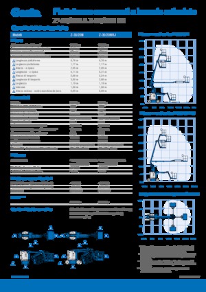 Колесни повдигачи с подвижна стрела Genie Z-30/20N RJ