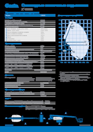 Колесни повдигачи с подвижна стрела Genie Z-80/60